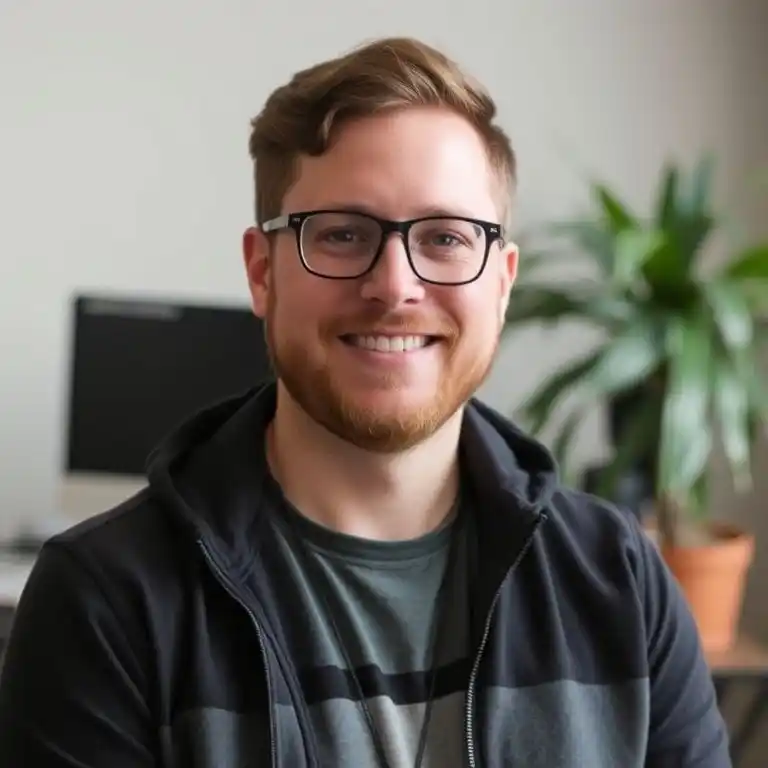 Lysander Krogstad med måltidslevering